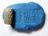 Picture of Ancient Egypt.  pseudo-hieroglypic cylinder seal made of steatite, Second Intermediate Period c. 1700–1550 BC 