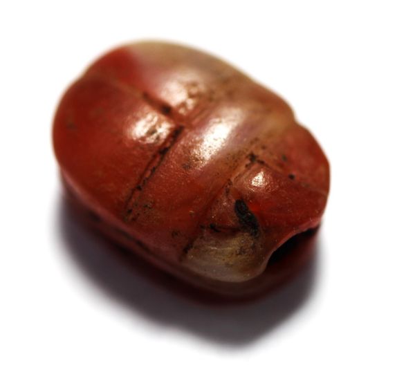 Picture of ANCIENT EGYPT. NEW KINGDOM STONE SCARAB. 1400 - 1200 B.C   