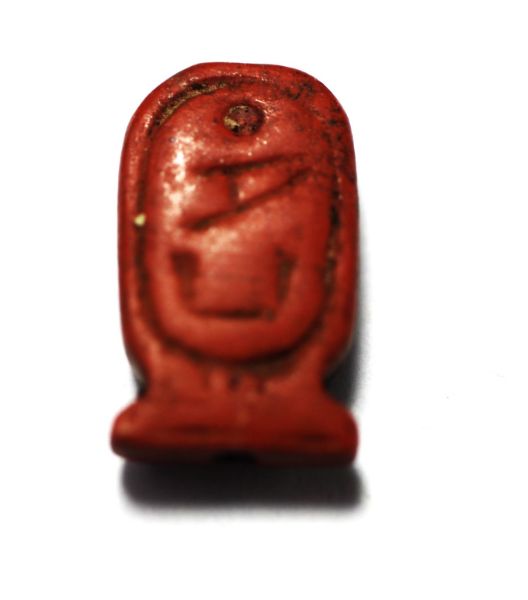 Picture of ANCIENT EGYPT. NEW KINGDOM MEMORIAL RED JASPER SCARAB.1400 - 1200 B.C