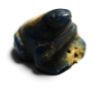 Picture of ANCIENT EGYPT, NEW KINGDOM LAPIS LAZULI STONE FROG AMULET. 14TH CENTURY BC .