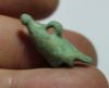 Picture of ANCIENT EGYPT-  FAIENCE CROWN OF UPPER EGYPT AMULET. 600 B.C