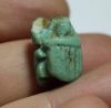 Picture of ANCIENT EGYPT.    FAIENCE SCARAB AMULET.  600 B.C