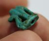 Picture of ANCIENT EGYPT.  FAIENCE EYE OF HORUS AMULET. 600 - 300 B.C
