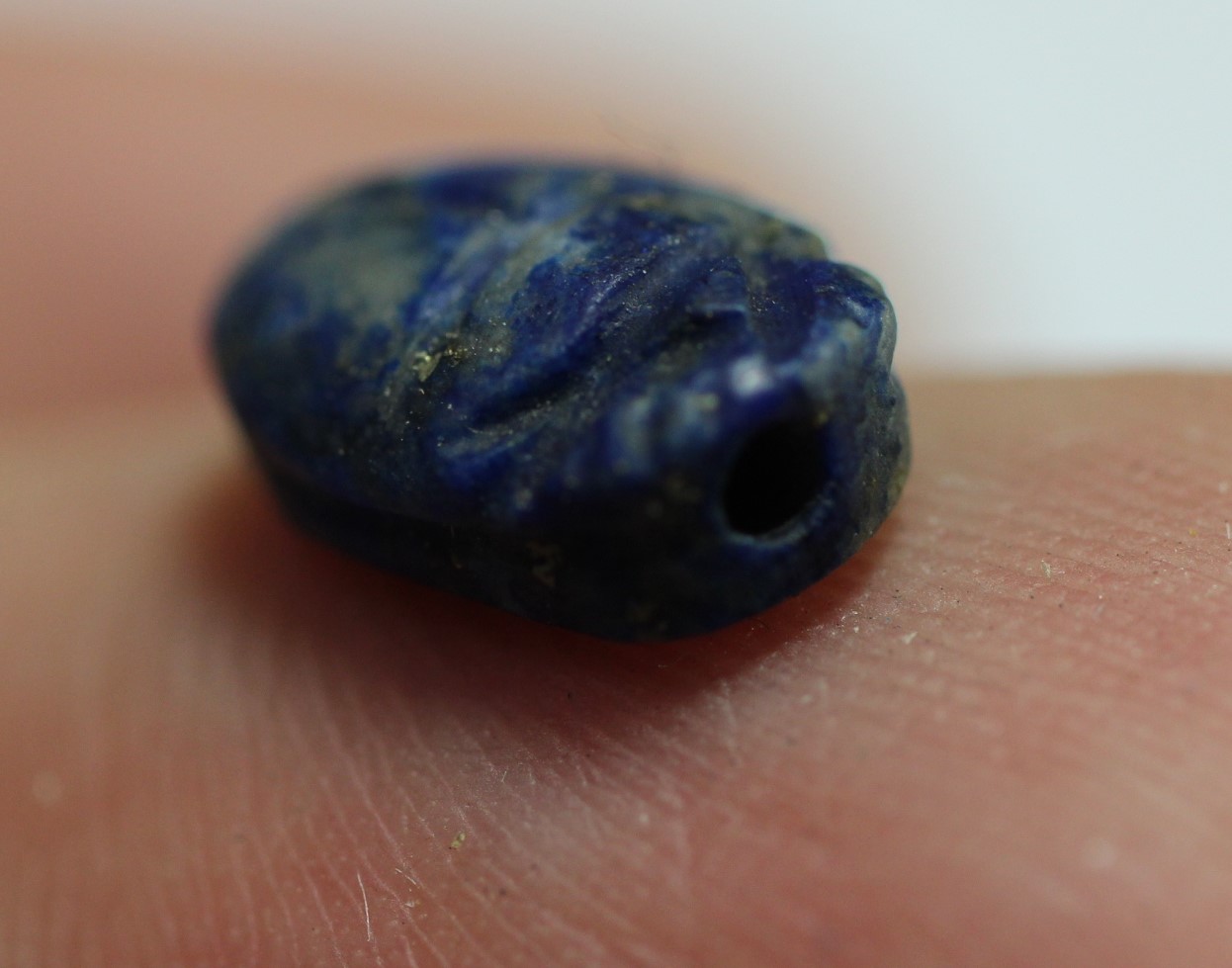 Acropolo. ANCIENT EGYPT. RARE NEW KINGDOM LAPIS LAZULI STONE SCARAB ...