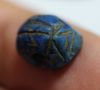 Picture of ANCIENT EGYPT. RARE NEW KINGDOM LAPIS LAZULI STONE SCARAB 13TH CENTURY B.C.