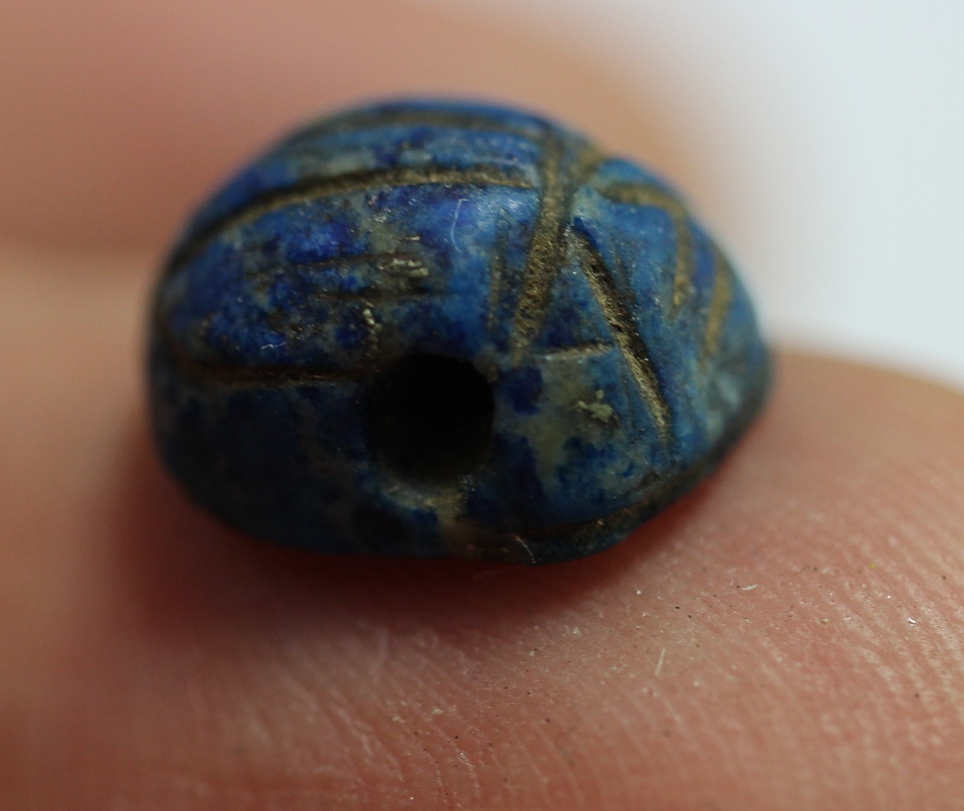 Acropolo. ANCIENT EGYPT. RARE NEW KINGDOM LAPIS LAZULI STONE SCARAB ...