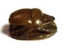 Picture of ANCIENT EGYPT. NEW KINGDOM STONE SCARAB.  1300 B.C  LOTUS FLOWERS