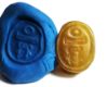 Picture of ANCIENT EGYPT. NEW KINGDOM LIBYAN GLASS SCARAB.  1300 B.C