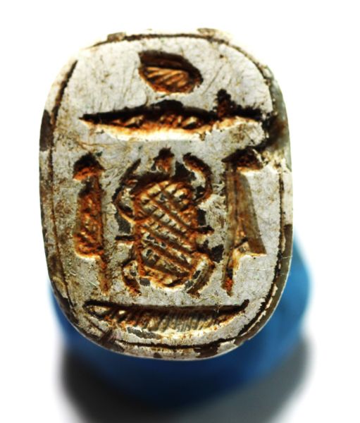 Picture of ANCIENT EGYPT. STONE SCARAB. NEW KINGDOM. 15th Century  B.C