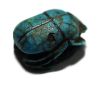 Picture of ANCIENT EGYPT. FAIENCE (EGYPTIAN BLUE) SCARAB. NEW KINGDOM. 1400 - 1300  B.C