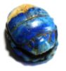 Picture of ANCIENT EGYPT.   LARGE LAPIS LAZULI HEART SCARAB.   15TH CENTURY B.C. Ankheseamun