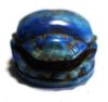 Picture of ANCIENT EGYPT.   LARGE LAPIS LAZULI HEART SCARAB.   15TH CENTURY B.C. Ankheseamun