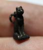 Picture of ANCIENT EGYPT. NEW KINGDOM ELECTRUM / SILVER CAT AMULET. 1250 B.C