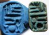 Picture of ANCIENT EGYPT. FAIENCE SCARABOID. 1500 - 1100 B.C  NEW KINGDOM. 