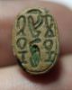 Picture of ANCIENT EGYPT. STONE SCARAB. 1500 - 1100 B.C     NEW KINGDOM.