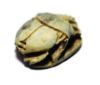 Picture of ANCIENT EGYPT. STONE SCARAB. 1500 - 1100 B.C     NEW KINGDOM. 
