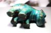 Picture of  ANCIENT EGYPT . BEAUTIFUL LARGE FAIENCE HIPPOPOTAMUS . MIDDLE KINGDOM.   2030 - 1650 B.C