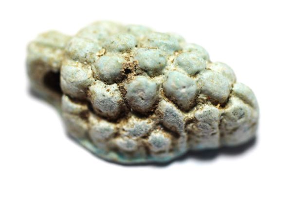 Picture of ANCIENT ROMAN FAIENCE AMULET. 200 A.D. BUNCH OF GRAPES