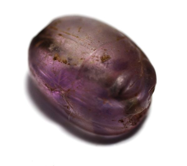 Picture of ANCIENT EGYPT.  NEW KINGDOM AMETHYST SCARAB. 1400 - 1200 B.C