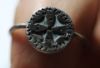 Picture of ANCIENT BYZANTINE SILVER RING. 800 - 1000 A.D. CROSS .   LARGE SIZE - JORDAN