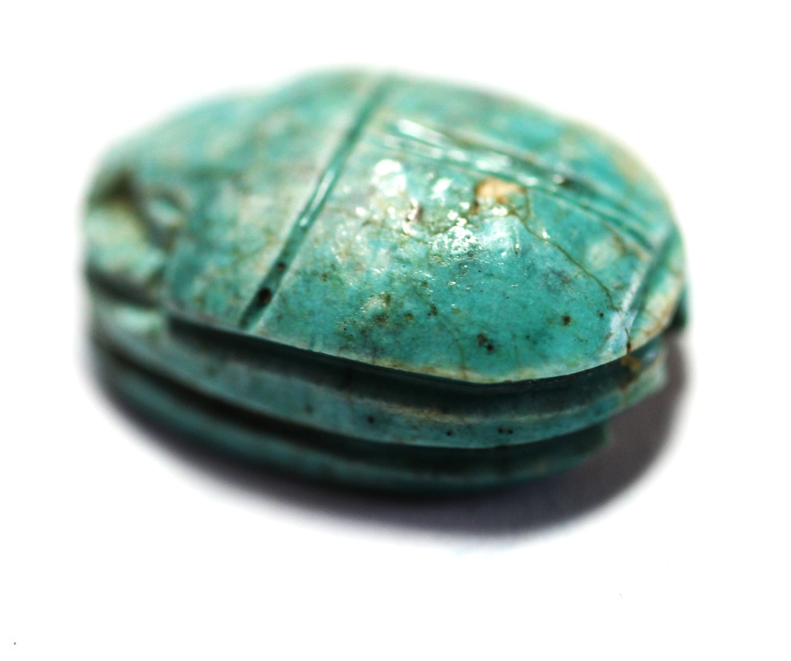 Acropolo. ANCIENT EGYPT , NEW KINGDOM STONE SCARAB. 1400 B.C