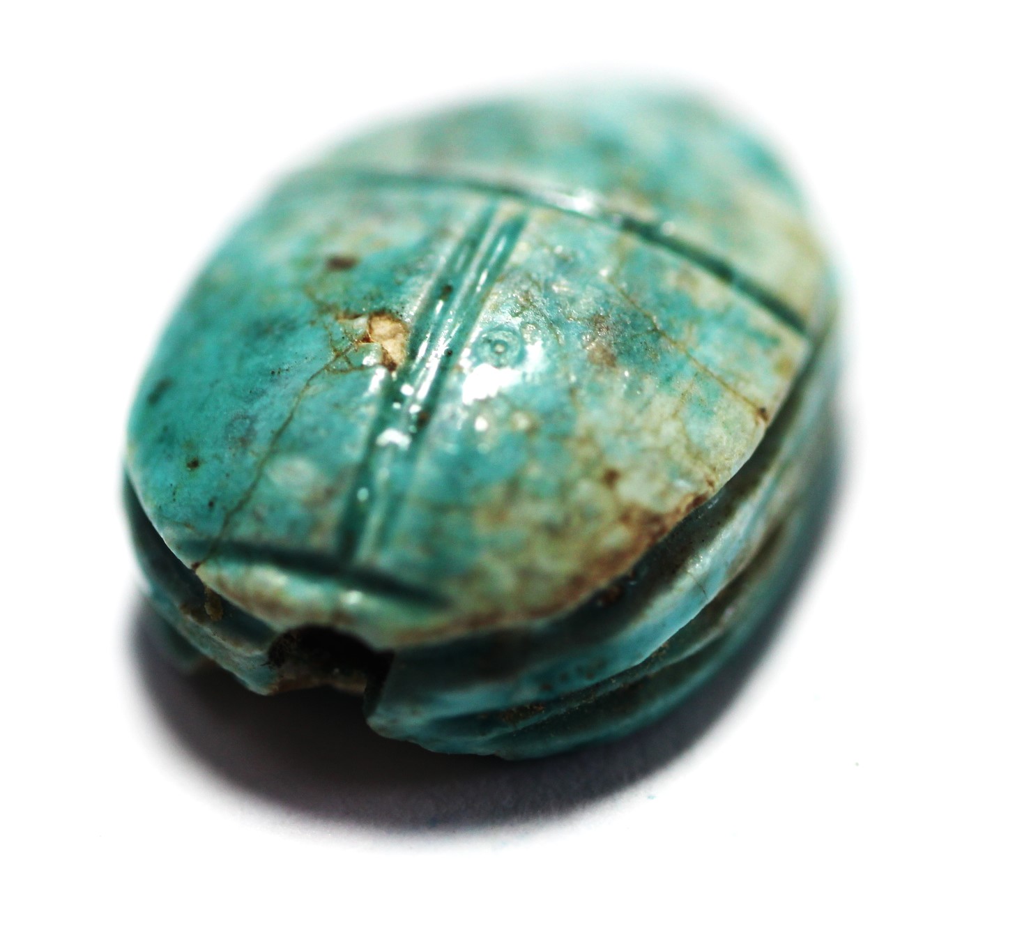 Acropolo. ANCIENT EGYPT , NEW KINGDOM STONE SCARAB. 1400 B.C