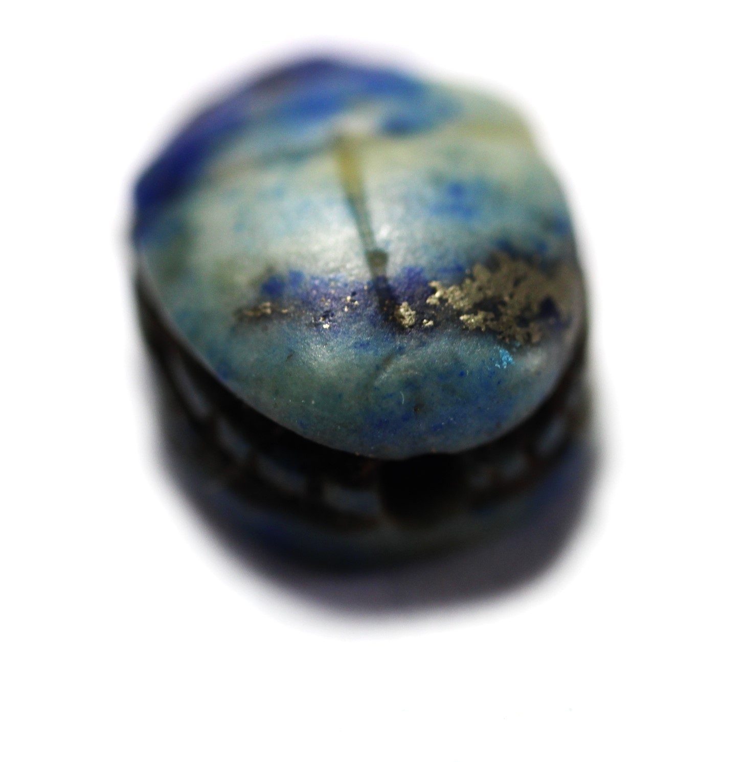 Acropolo. ANCIENT EGYPT , NEW KINGDOM LAPIS LAZULI SCARAB. 1400 B.C