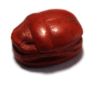 Picture of ANCIENT EGYPT , NEW KINGDOM RED JASPER STONE  SCARAB. 1400 B.C