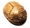 Picture of ANCIENT EGYPT. STONE SCARAB. THUTMOSES III's NAME. 15TH CENTURY B.C
