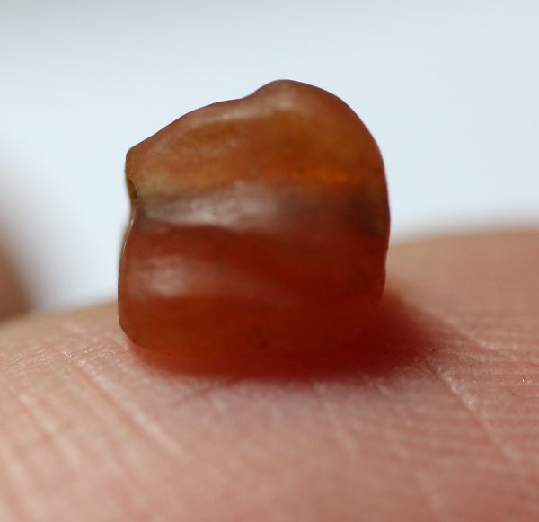 Picture of ANCIENT EGYPT . TINY CARNELIAN DUCK AMULET. 1250 B.C