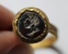 Picture of ANCIENT ROMAN GOLD RING WITH STONE INTAGLIO.  200 A.D