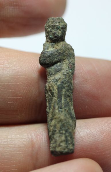 Picture of ANCIENT ROMAN. BRONZE PENDANT OF TYCHE. 200 A.D