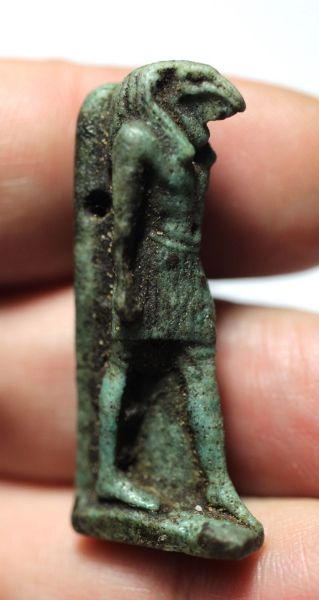 Picture of ANCIENT EGYPT. FAIENCE Thoth AMULET. 600 - 300 B.C