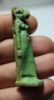 Picture of ANCIENT EGYPT. FAIENCE LION HEADED DEITY  AMULET. 600 - 300 B.C