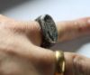 Picture of ANCIENT EGYPT.  SILVER RING. BIG SIZE. 1250 B.C. HOREMHEB