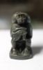Picture of ANCIENT EGYPT. BEAUTIFUL STONE BABOON. HOLDING EYE OF HORUS. 1250 B.C