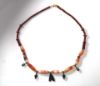 Picture of ANCIENT EGYPT. STONE AND SILVER BEADS/AMULETS NECKLACE 1250 B.C