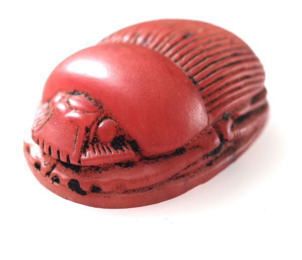 Picture of ANCIENT EGYPT. FASCINATING HUGE STONE HEART SCARAB. 1250 B.C