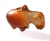 Picture of ANCIENT EGYPT. CARNELIAN HIPPOPOTAMUS WITH THE ORIGINAL ANCIENT GOLD RING ATTACHED. 1250 B.C. NEW KINGDOM
