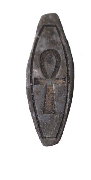 Picture of ANCIENT EGYPT.  SILVER  SCARABOID. NEW KINGDOM. 1250 B.C