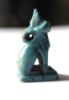 Picture of  ANCIENT EGYPT FAIENCE CAT AMULET. 600 - 300 B.C