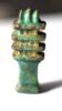 Picture of ANCIENT EGYPT FAIENCE DJED PILLAR AMULET. 600 - 300 B.C