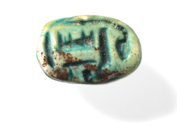Picture of Ancient Egypt. New Kingdom. 1400 - 1200 B.C Glazed Stone Scarab