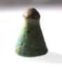 Picture of ANCIENT EGYPT. FAIENCE SENET GAMING PIECE. 600-300 B.C