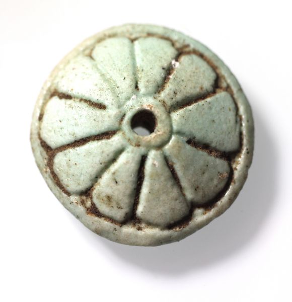 Picture of ANCIENT EGYPT. BEAUTIFUL FAIENCE ROSETTE. 600 -300 B.C