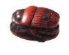 Picture of ANCIENT EGYPT.  RED JASPER STONE SCARAB. 1250 B.C