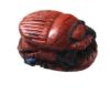 Picture of ANCIENT EGYPT.  RED JASPER STONE SCARAB. 1250 B.C
