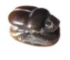 Picture of ANCIENT EGYPT.  NEW KINGDOM STONE SCARAB. 1400 - 1200 B.C