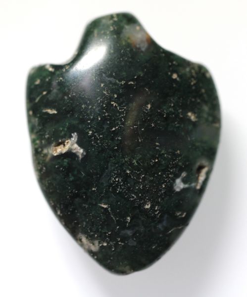 Picture of ANCIENT JORDAN. SERPENTINE STONE HEART AMULET. 1200 B.C