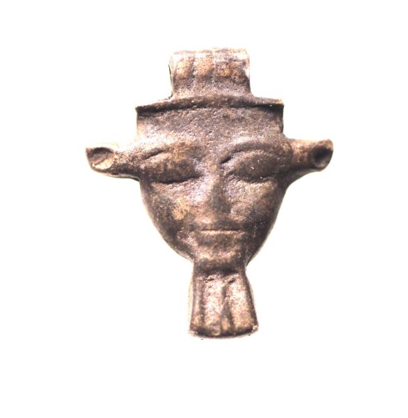 Picture of ANCIENT EGYPT. SILVER HATHOR AMULET. 1250 B.C